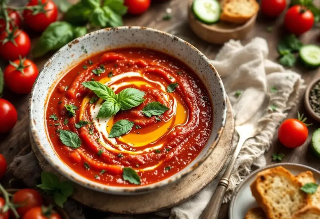 « Ce gaspacho d’aubergine grillée et tomate est mon nouveau coup de cœur » Une soupe froide originale et savoureuse.jpg