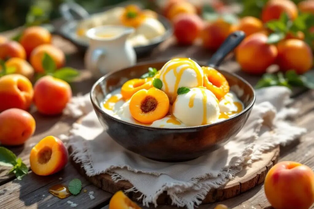 Je prépare cette glace yaourt-abricot à la poêle : rôtie, express et sans sorbetière.jpg