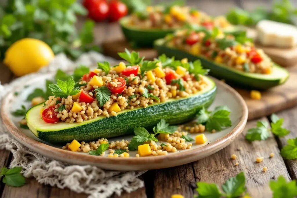 Je farcis courgettes froides au taboulé-citron confit : le plat parfait sans cuisson.jpg