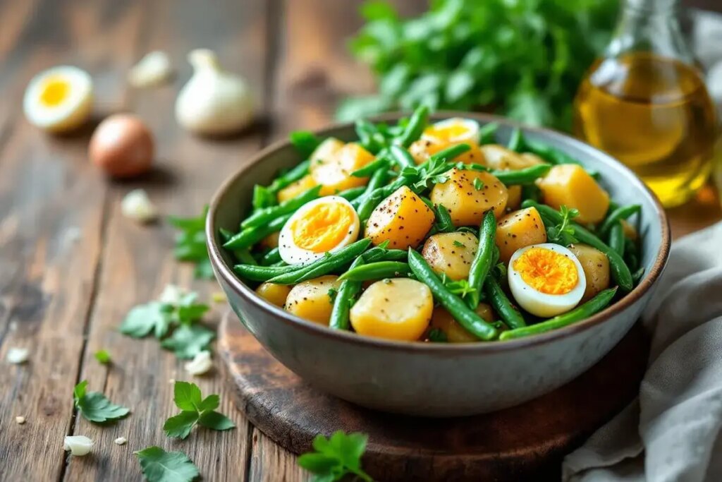 Je refais cette salade tiède pomme terre-haricots-œufs : version fraîche du classique.jpg