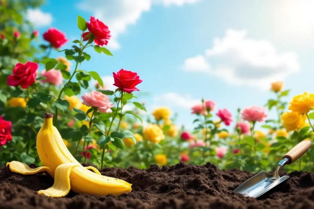 Utilisez une banane trop mûre pour nourrir vos rosiers : les résultats sont bluffants.jpg